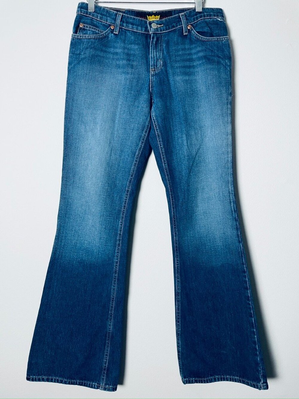 TODD OLDHAM JEANS Vintage Bootcut Denim — Size 9 x 32 Made in Mexico